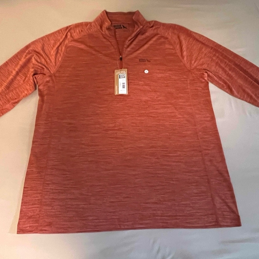 Eddie Bauer Men's Burnt Orange Long Sleeve Shirt